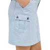 Lee Womens Ultra Lux Comfort with Flex-to-go Cargo Skort(Shy Blue)