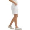 Lee Women’s Ultra Lux Comfort with Flex-to-go Utility Bermuda Short(Bright White)