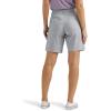 Lee Women’s Ultra Lux Comfort with Flex-to-go Utility Bermuda Short(Material Gray)