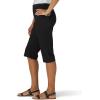 Lee Women’s Ultra Lux Comfort with Flex-to-go Utility Skimmer Capri Pant(Black)