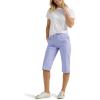 Lee Women’s Ultra Lux Comfort with Flex-to-go Utility Skimmer Capri Pant(Iris)