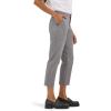 Lee Womens Wrinkle Free 23″ Capri Pant(Hd Lee Gray)