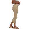 Lee Womens Wrinkle Free 23″ Capri Pant(Kansas City Khaki)