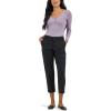 Lee Womens Wrinkle Free 23″ Capri Pant(Union-all Black)