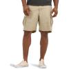 Lee Men’s Big & Tall Extreme Motion Carolina Cargo Short(Kansas City Khaki Ripstop)