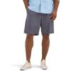 Lee Men’s Big & Tall Extreme Motion Flat Front Short(Charcoal Gray)