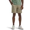 Lee Mens Extreme Motion Regular Fit Synthetic Flat Front Short(Mushroom)