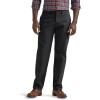 Lee Mens Flat Front Relaxed Straight Pant(Black)