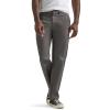 Lee Mens Flat Front Relaxed Straight Pant(Charcoal)