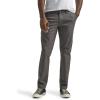 Lee Men’s Flat Front Slim Straight Pant(Charcoal)