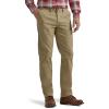 Lee Men’s Flat Front Slim Straight Pant(Khaki)