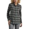 Lee Women’s Legendary Long Sleeve All Purpose Button Down Shirt(Olive Grove Plaid)