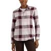 Lee Women’s Legendary Long Sleeve All Purpose Button Down Shirt(Velvet Beet Check)