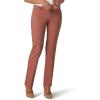 Lee Women’s Secretly Shapes Regular Fit Straight Leg Pant(Cognac)