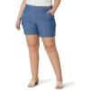 Lee Women’s Ultra Lux Comfort with Flex-to-go Cargo Short(Rinse Chambray)