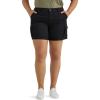 Lee Women’s Ultra Lux Comfort with Flex-to-go Cargo Short(Union-all Black)