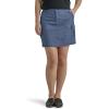 Lee Womens Ultra Lux Comfort with Flex-to-go Cargo Skort(Chambray)