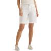 Lee Women’s Ultra Lux Comfort with Flex-to-go Utility Bermuda Short(Bright White)