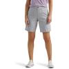 Lee Women’s Ultra Lux Comfort with Flex-to-go Utility Bermuda Short(Material Gray)