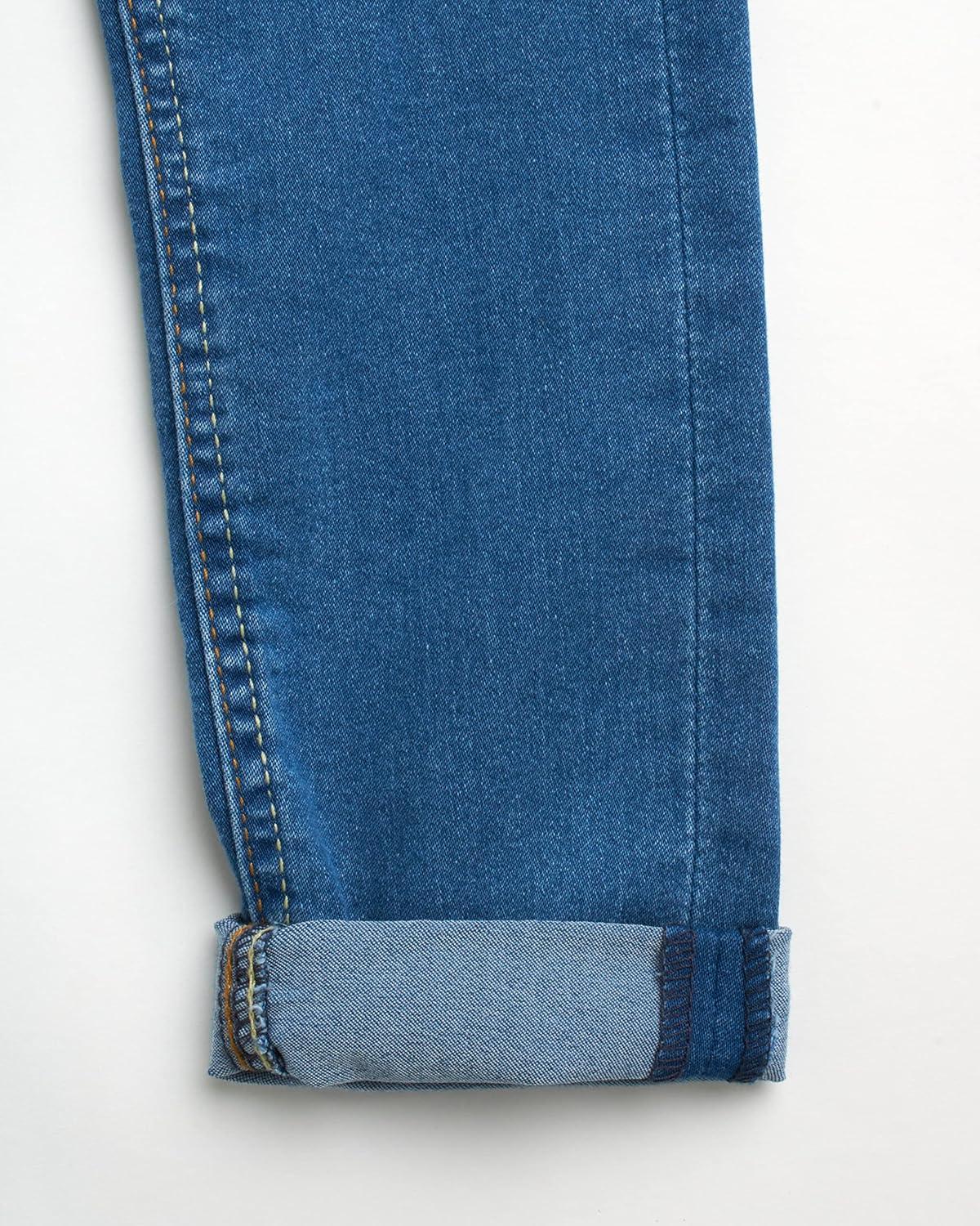 imageLee Girls Jeggings Pull On Super Stretch Denim Skinny Jeans for Girls 46XBright Blue