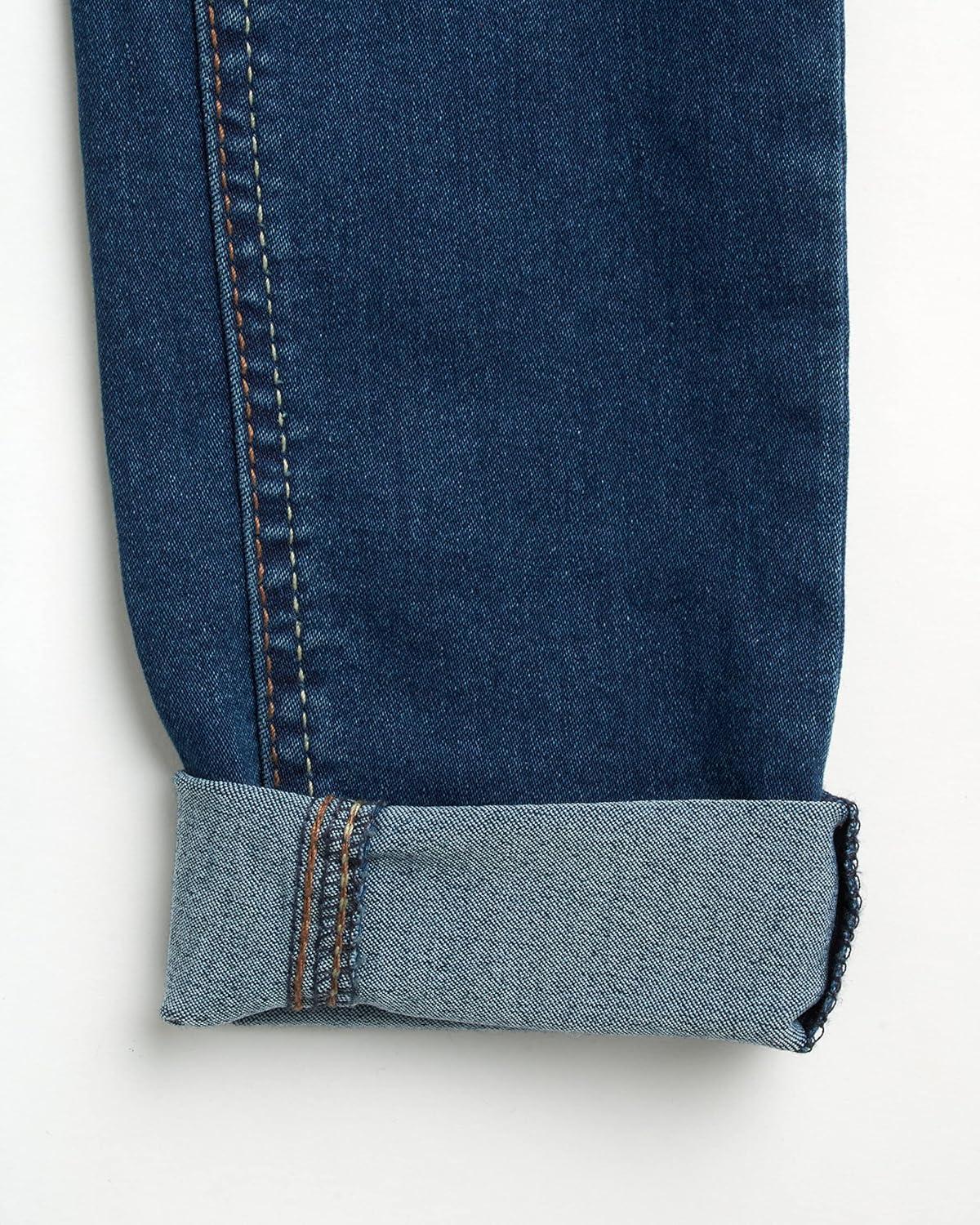 imageLee Girls Jeggings Pull On Super Stretch Denim Skinny Jeans for Girls 46XMazarine