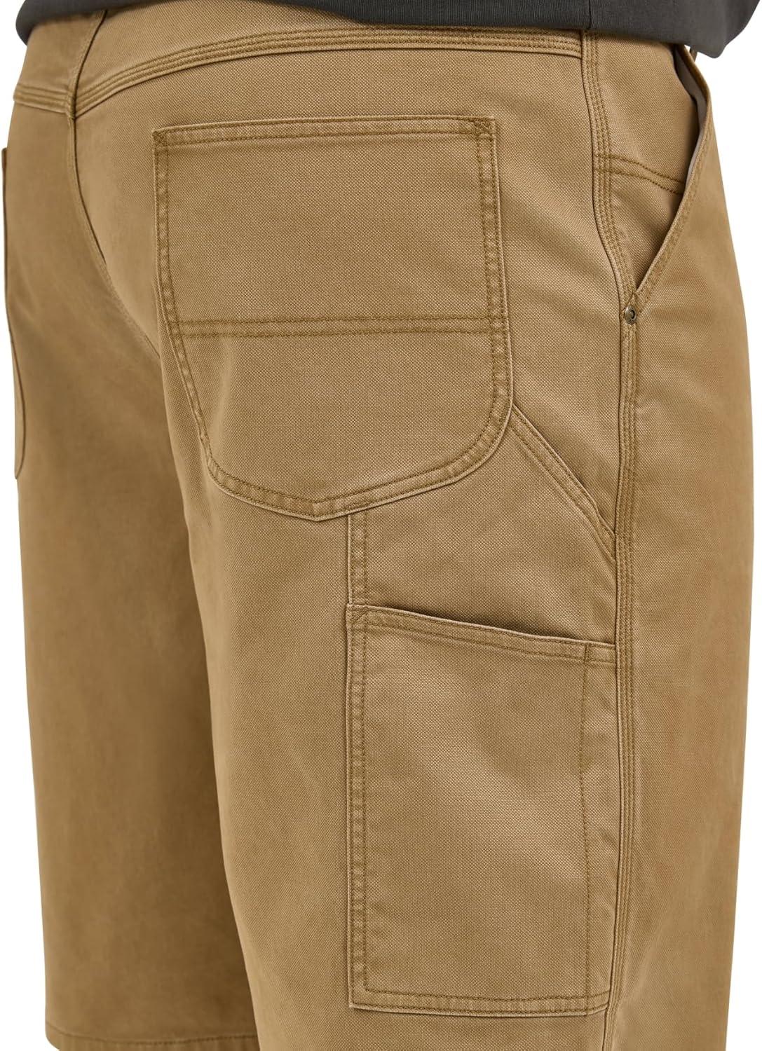 imageLee Mens Big ampamp Tall Legendary Workwear Carpenter ShortDark Khaki
