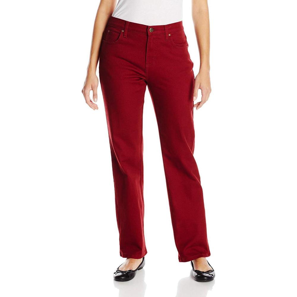 imageLEE Womens Relaxed Fit StraightLeg JeanCinnamon
