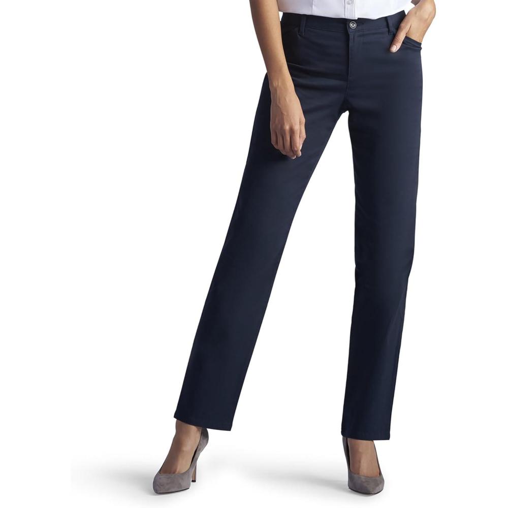 imageLEE Womens Relaxed Fit StraightLeg JeanImperial Blue
