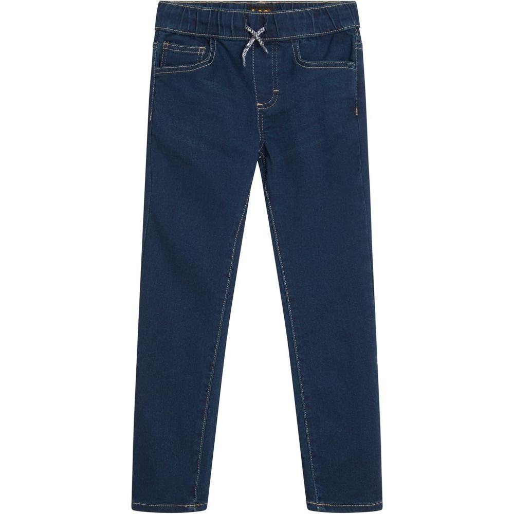 imageLee Boys Jeggings  Pull On Super Stretch Denim Skinny Jeans for Boys 420Indigo Rinse