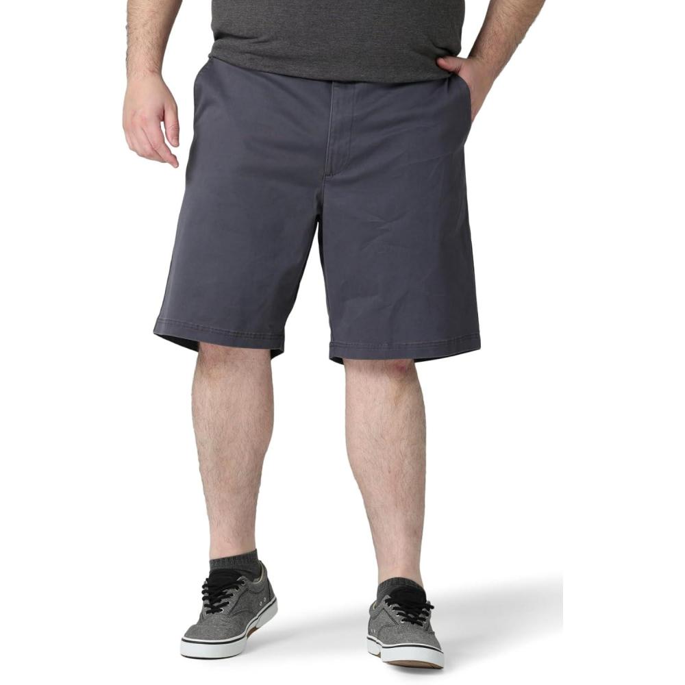 imageLee Mens Big ampamp Tall Performance Cargo ShortCharcoal Gray