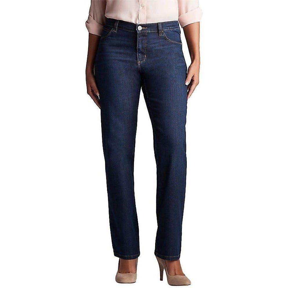 imageLee Womens Petite Relaxed Fit Straight Leg JeanVerona