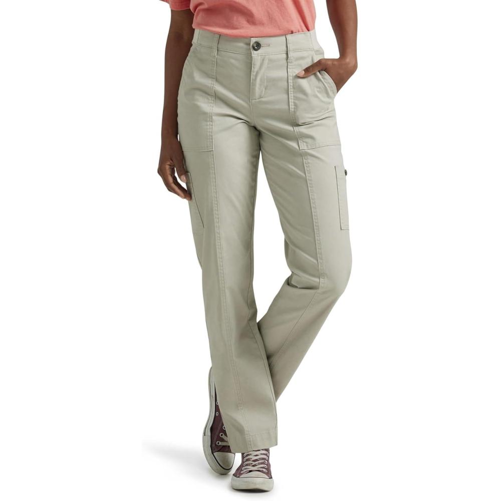 imageLee Womens Petite Ultra Lux Comfort with Flextogo Utility PantSalina Stone
