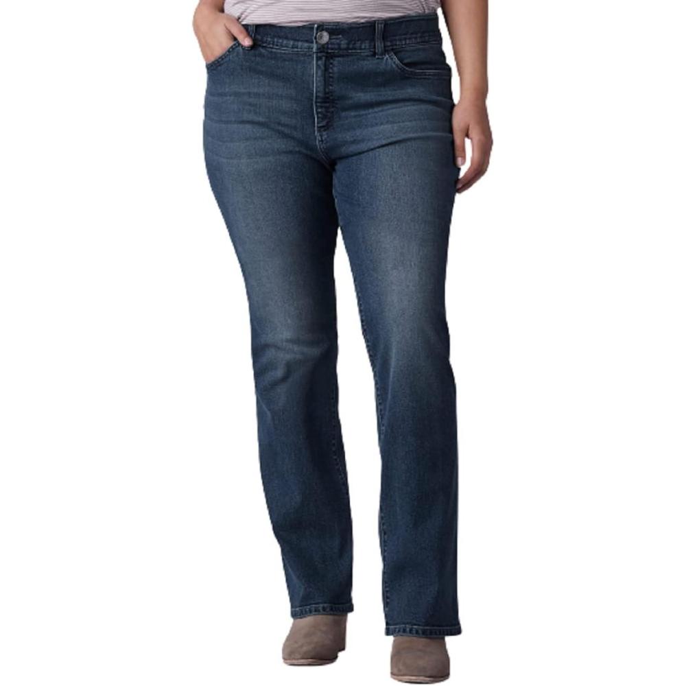 imageLee Womens PlusSize Flex Motion Regular Fit Bootcut JeanRenegade