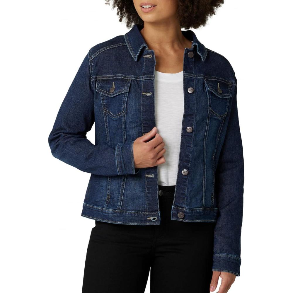 imageRiders by Lee Indigo Womens Denim JacketDrenched Dark Blue