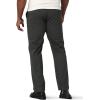 Lee Mens Big & Tall Extreme Motion Flat Front Regular Straight Pant(Charcoal)