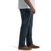 Lee Mens Big & Tall Extreme Motion Flat Front Regular Straight Pant(Navy)