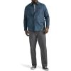 Lee Mens Big & Tall Extreme Motion Flat Front Regular Straight Pant(Painter Gray)