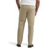 Lee Mens Big & Tall Extreme Motion Flat Front Regular Straight Pant(Pebble)