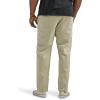 Lee Mens Big & Tall Extreme Motion Flat Front Regular Straight Pant(Stone)