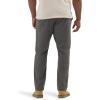Lee Mens Big & Tall Extreme Motion Flat Front Relaxed Taper Pant(Static Gray)