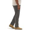 Lee Mens Big & Tall Extreme Motion Flat Front Relaxed Taper Pant(Static Gray)