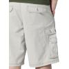 Lee Men’s Big and Tall New Belted Wyoming Cargo Short(Cadet Light Gray)