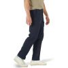 Lee Men’s Extreme Motion Flat Front Relaxed Taper Pant(Navy)