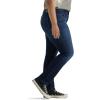 Lee Women’s Petite Legendary Mid Rise Straight Leg Jean(Nightshade)