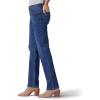Lee Women’s Petite Relaxed Fit Straight Leg Jean(El Paso Blue)