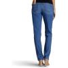 Lee Women’s Petite Relaxed Fit Straight Leg Jean(Meridian Blue)