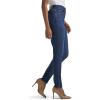Lee Women’s Petite Ultra Lux Comfort with Flex Motion High Rise Skinny Jean(Deepest Dark)