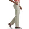 Lee Women’s Petite Ultra Lux Comfort with Flex-to-go Utility Pant(Salina Stone)
