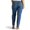 Lee Womens Plus Size Instantly Slims Classic Relaxed Fit Monroe Straight Leg Jean(Seattle)