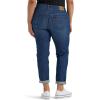 Lee Women’s Plus Size Legendary Mid Rise ’90s Taper Jean(Dark Stream)